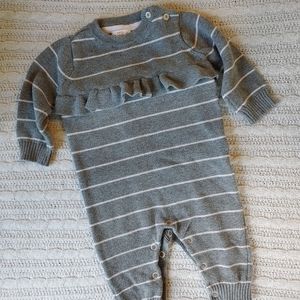 0-3mo Footless adorable baby girl outfit